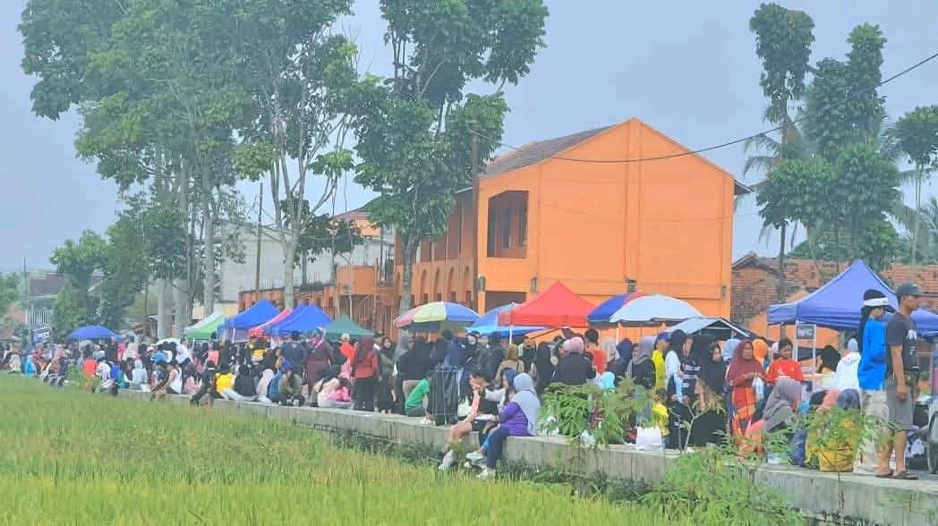 Car Free Day Perdana di Desa Kertaraharja Disambut Antusias Warga